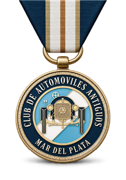 Medalla del Club de Automóviles Antiguos de Mar del Plata